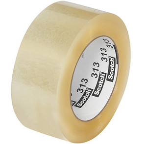 2" x 110 yds. Clear 3Mâ„¢ 313 Carton Sealing Tape 36 PER CASE