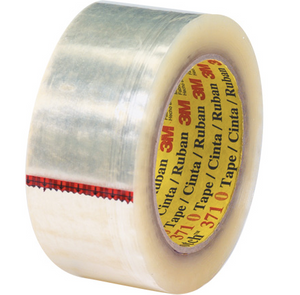 2" x 55 yds. Clear (6 Pack) 3Mâ„¢ 371 Carton Sealing Tape 6 PER CASE
