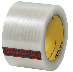 3" x 55 yds. Clear 3Mâ„¢ 371 Carton Sealing Tape 24 PER CASE