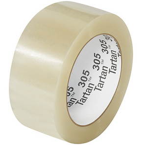 2" x 110 yds. Clear 3Mâ„¢ 305 Carton Sealing Tape 36 PER CASE