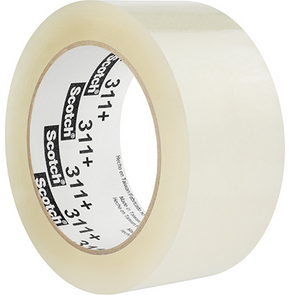 2" x 110 yds. Clear (6 Pack) 3Mâ„¢ 311+ Cold Temperature Carton Sealing Tape 6 PER CASE