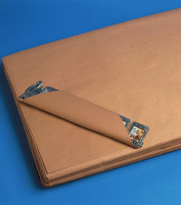 18 x 18" - 50 lb. Kraft Paper Sheets 1300 PER CASE