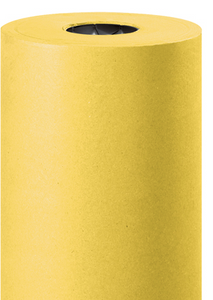 36" - 50 lb. Yellow Kraft Paper Rolls 1 ROLL