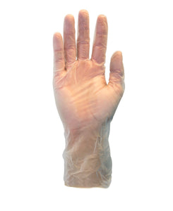 Clear Vinyl Gloves Powdered 1000/Case (10 Boxes/Case)